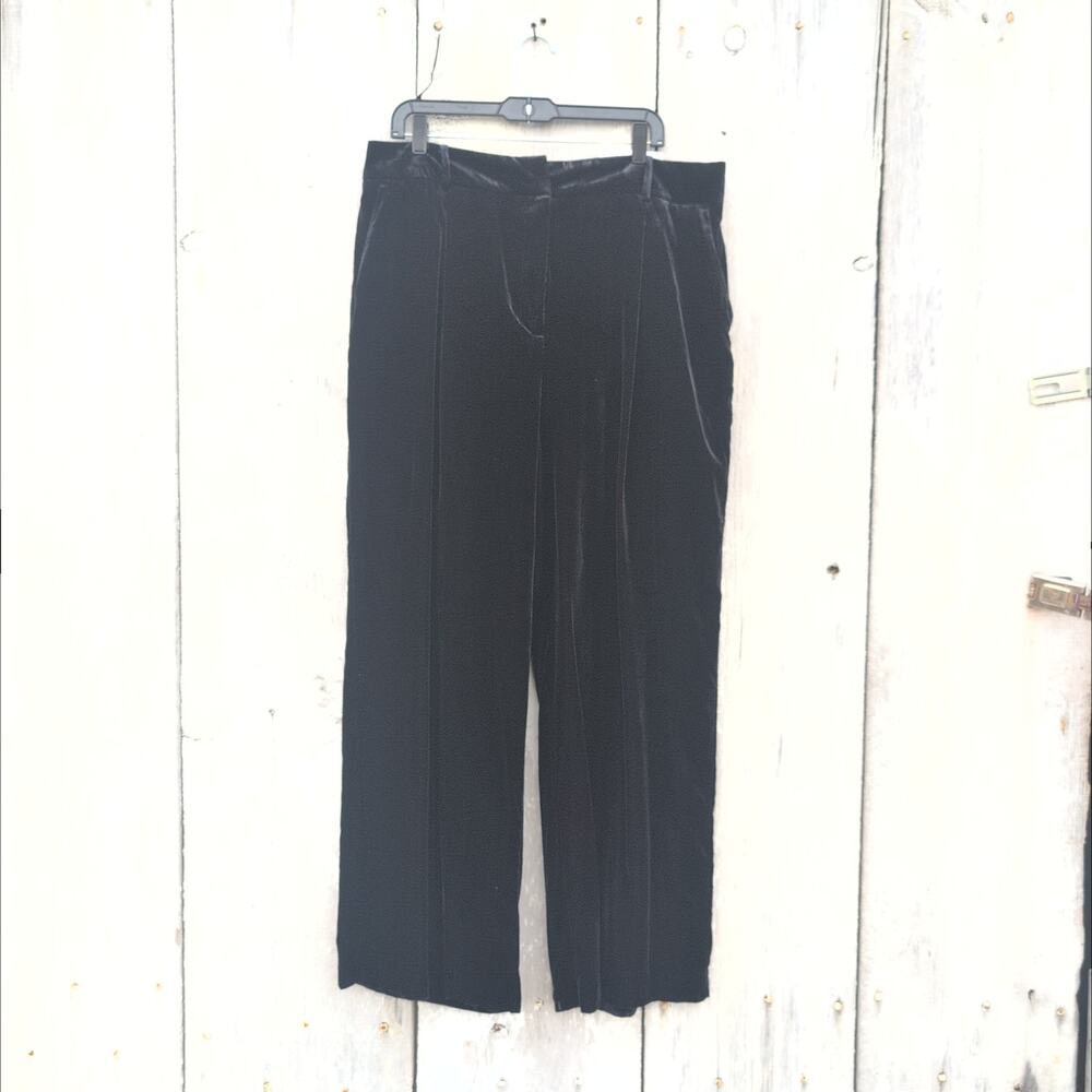 Loft NWT The Peyton Velvet Wide Leg High Rise Work Trouser Women's 16 Curvy